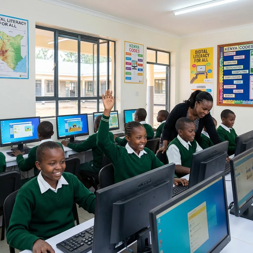 Students in modern Computer Lab