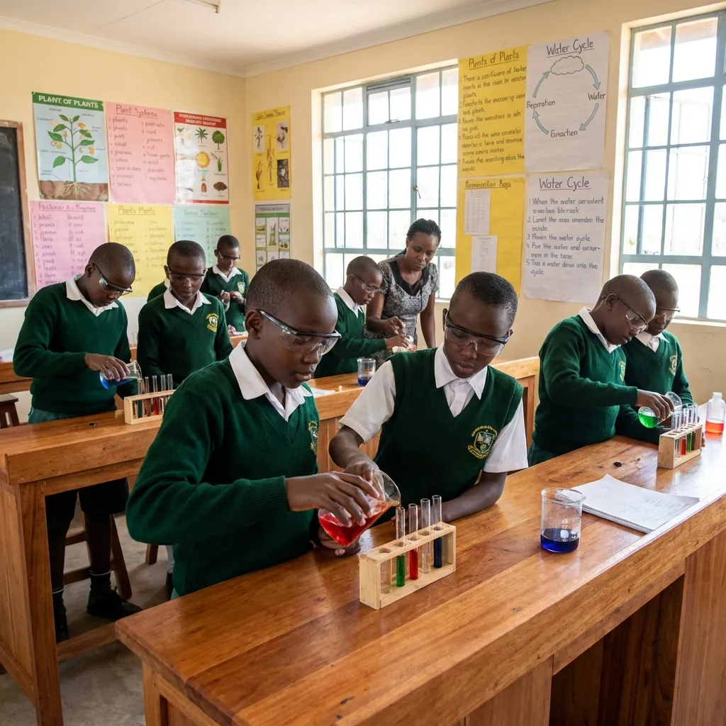 Students in Science Lab